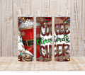 20 oz skinny Coffee and Christmas cheer tumbler