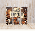 20 oz skinny Hello pumpkin tumbler