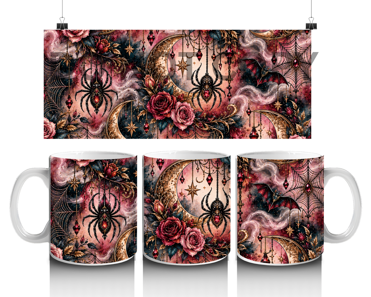15 oz coffee mug Spider