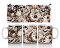15 oz coffee mug brownish ghost
