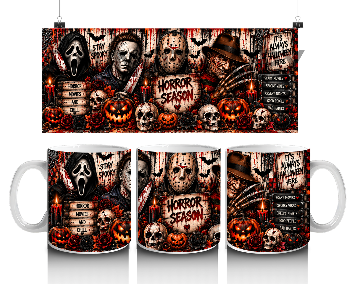 15 oz coffee mug horror season