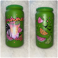 Stainless steel tumbler green summer